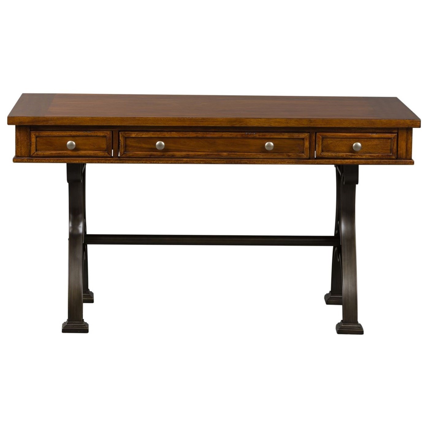 Liberty Furniture Arlington Writing Desk with 3 Dovetail Drawers Sheely's Furniture